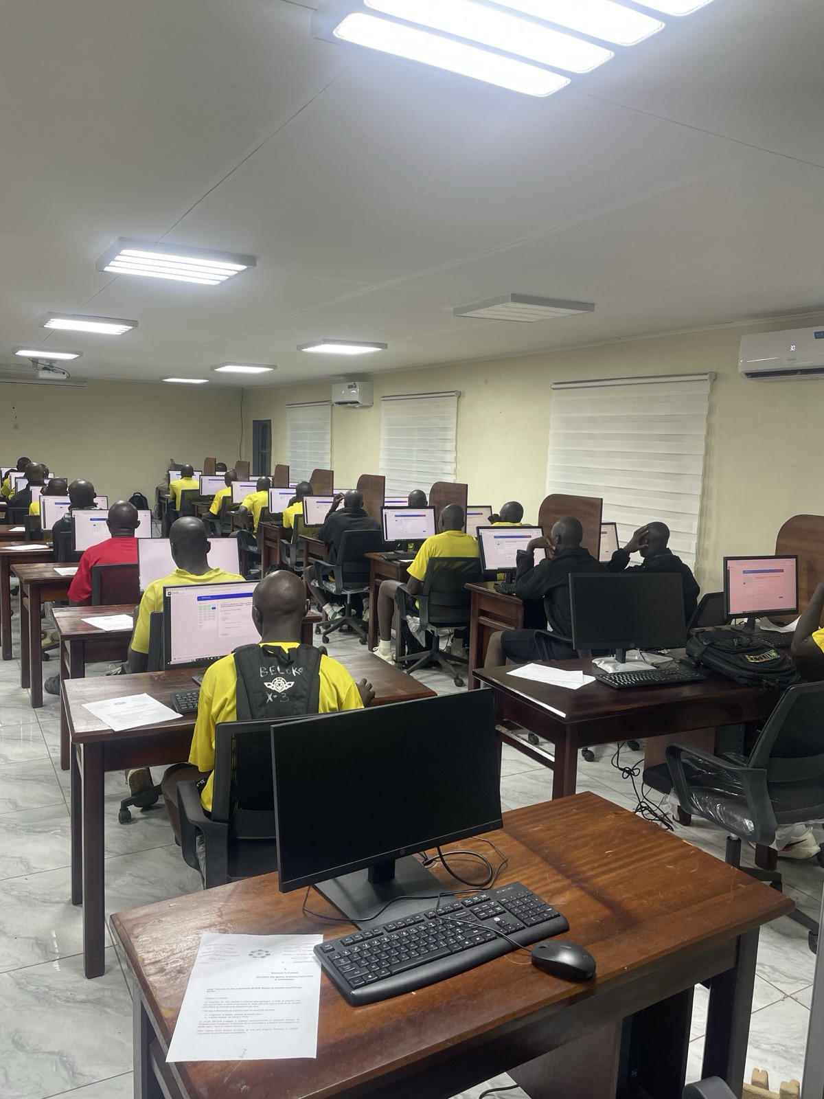 Salle de formation informatique