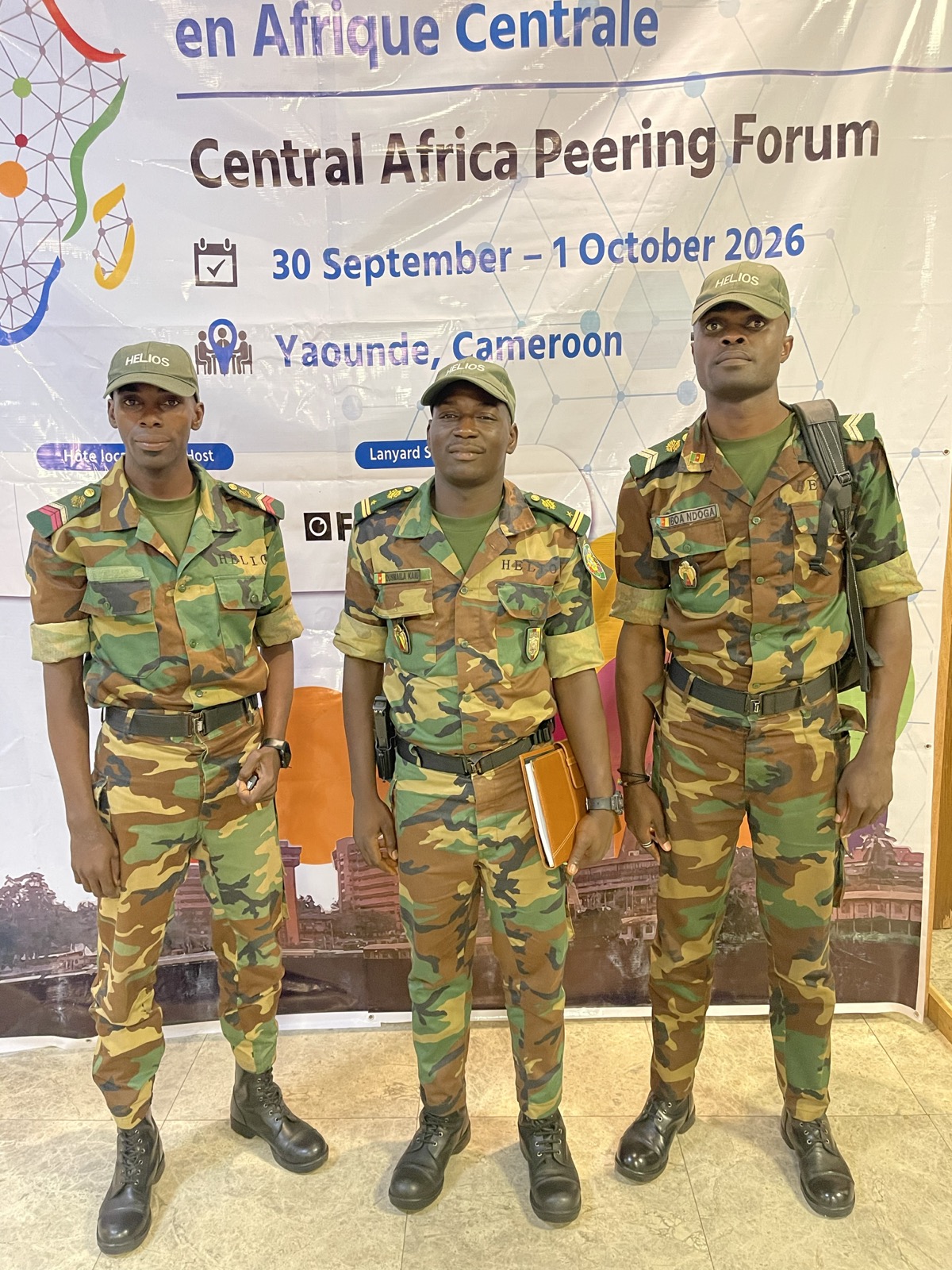 Délégation Helios au Central Africa Peering Forum