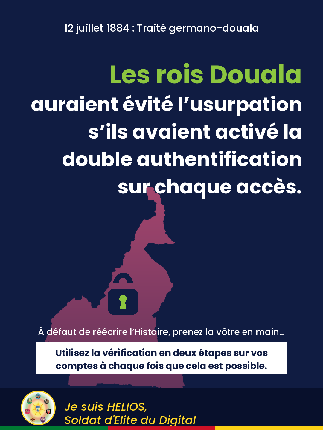 Les rois Douala auraient évité l'usurpation s'ils avaient activé la double authentification