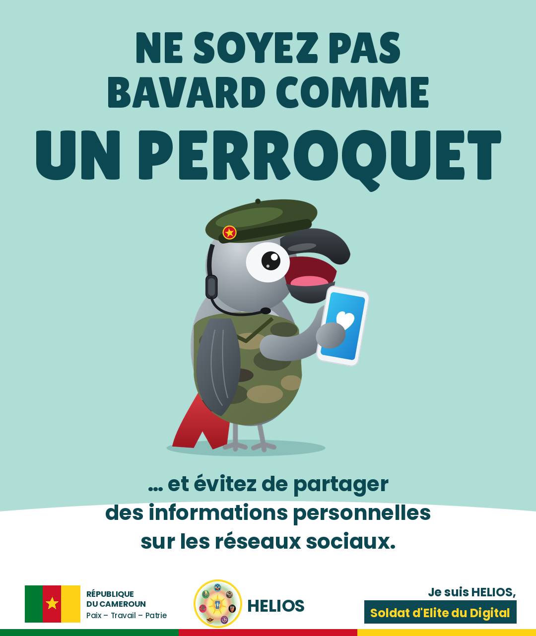Ne soyez pas bavard comme un perroquet : ne partagez pas vos informations personnelles sur les réseaux sociaux